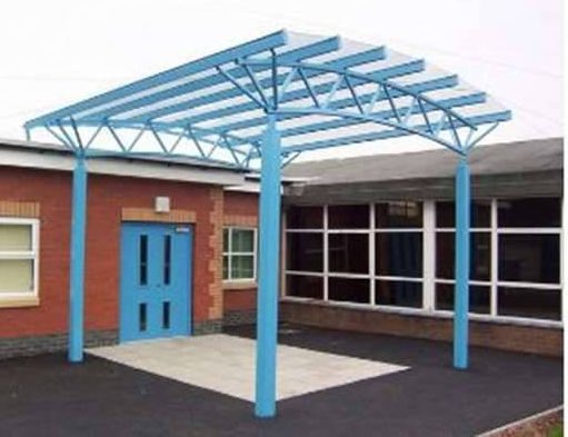 Supported canopy